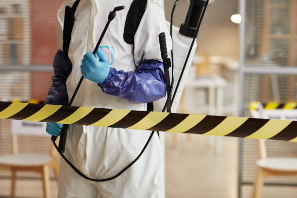 Professional Biohazard Cleanup technician working in Burleson, TX
